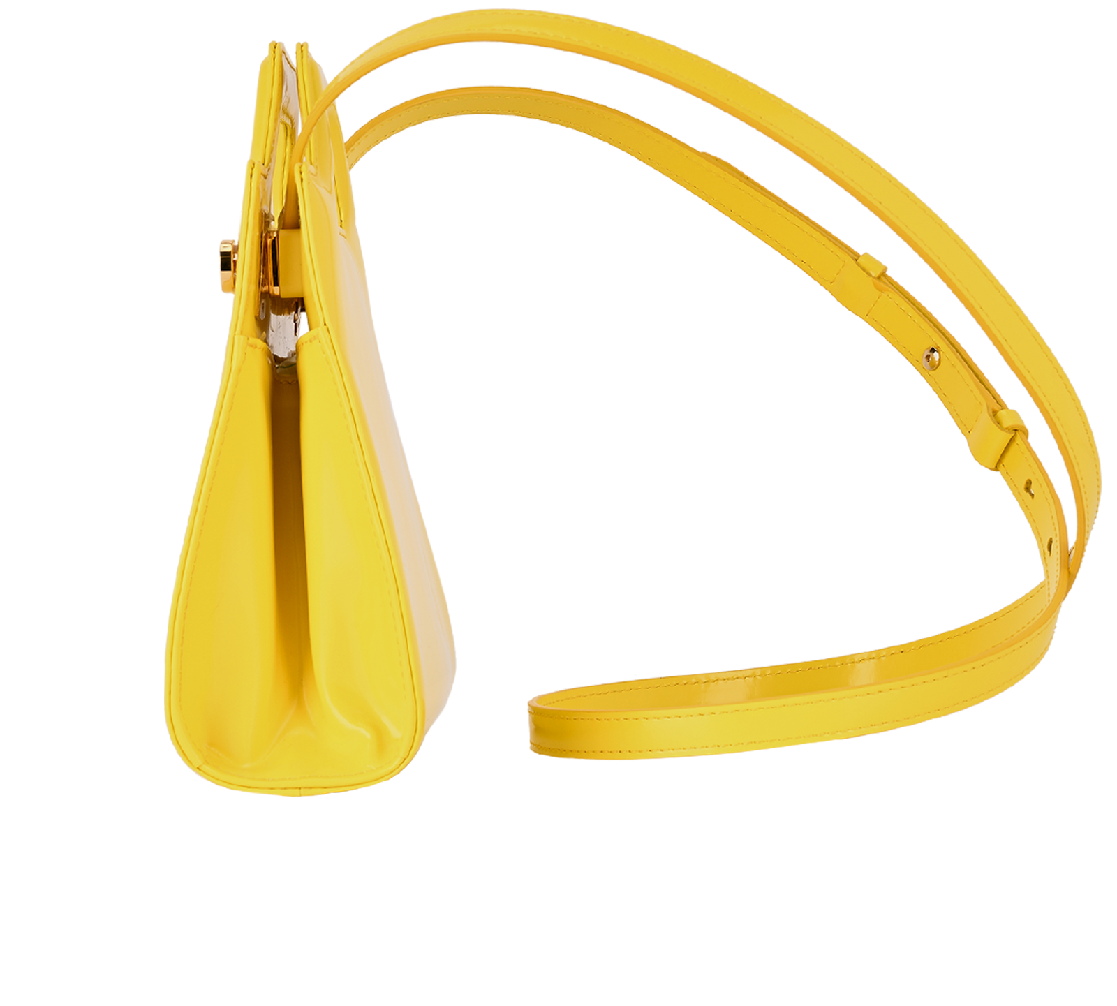 Mini Wanda, &pound;220, Handbags, Yellow, Leather, Bottom view